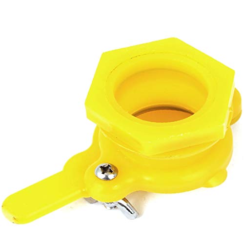 New Lon0167 40mm Dia. Featured Plastic Honey Shake reliable efficacy Machine Gate Valve Breeder Bottling Tool Yellow(id:289 4a 48 291)