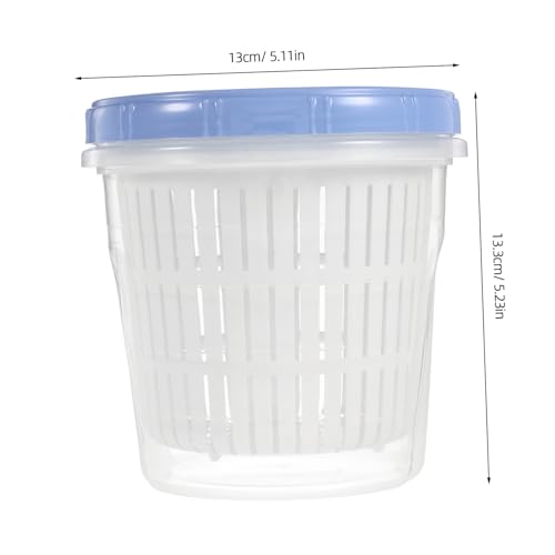 Pickle Jar With Strainer: Plastic Pickle Container Leakproof Pickled Food Storage Container Juice Separator Jar For Olive Onions