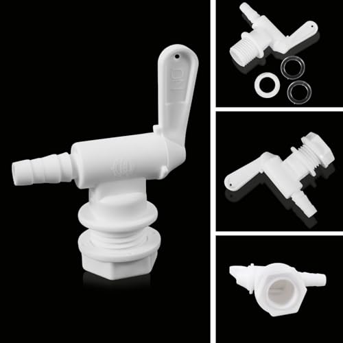 Fermentaion Bucket Spigot 5 Gallon Bucket Spigot, 4 Pack Plastic Bottling Bucket Fermenting Bucket Spigot for 5 Gallon Homebrew Wine Making Beer Fermenting Bucket Fermenter - size: 4 Pack