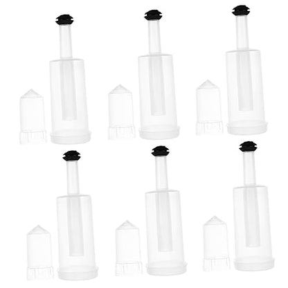PRETYZOOM Three-piece Silicone Stopper with One-way Valves for Brewing and Fermentation Food-grade Stoppers for Wine Beer and Juice Making Easy to Use Safe and Sanitary