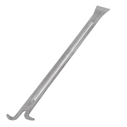 FTVOGUE 390mm Extra Long Hives Tool Stainless Steel Beehive Scraper Rust Proof Beekeeping Tool with Hooked End for Propolis Removal Apiary Work