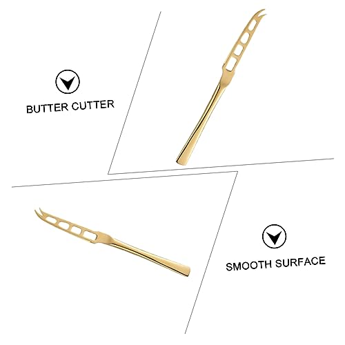 IMIKEYA Stainless Steel Cheese Cutter and Butter Spatula Multipurpose Kitchen Utensil for Restaurant and Home Baking Easy to Clean Knife for Cheese Slicing and Spreading