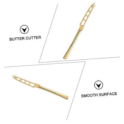 IMIKEYA Stainless Steel Cheese Cutter and Butter Spatula Multipurpose Kitchen Utensil for Restaurant and Home Baking Easy to Clean Knife for Cheese Slicing and Spreading