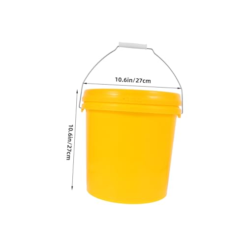 Food Grade Fermentation Pail Airtight Lid Portable Brewing Bucket for Wine Beer and Yogurt Home Storage Container for Fermenting