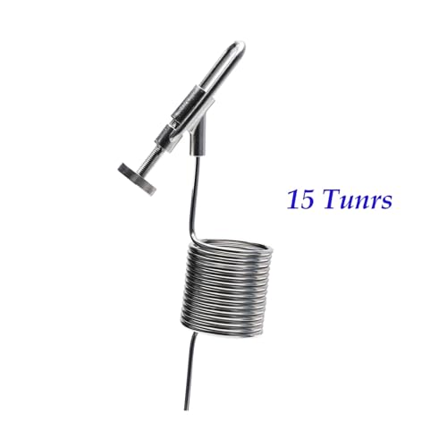 Home Brewing 1.5" TC Sample Valve Sampling Coil 304 Stainless Steel Conical Fermenter Accessories Brewing Accessories(Sample Coil 15 Turns) - color: Sample Coil 15 Turns