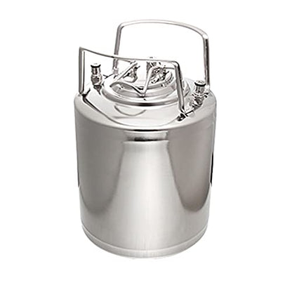 Mini Stainless Steel Beer Keg,Portable Home Dispenser System to Keep Fresh for Home Kitchen Brewing Beer,Keeps Carbonation for Craft Beer Draft and Homebrew,9 Liters