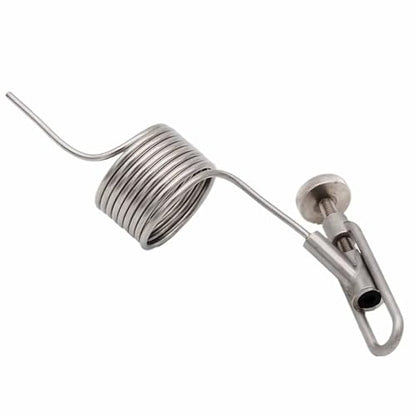 Beer Sampling Valve Coil, Practical, Easy-to-Install, Lightweight Dehumidification and Fermentation Vessel Accessory for Home, Style B