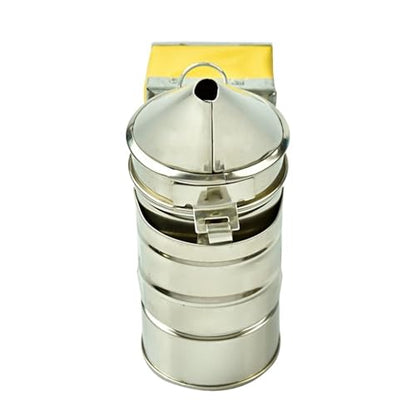 Beekeeping Supplies, 3 Piece Mini Stainless Steel Manual Bee Smoker Transmitter Kit Beekeeping Tools Equipment Hive Smoke Spray