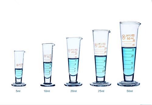 Aimee JL Professional Lab Graduated Measuring Cup 2000ml Wide Mouth Glass Conical Beaker Thickened Borosilicate Heat Resistant - size: 2000ml
