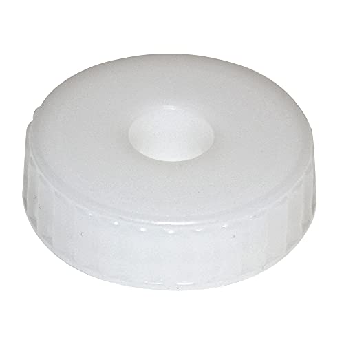 Home Brew Ohio 3L Jug Champagne Green - White Cap with Hole, Econo Three-Piece Airlock, and White Metal Cap Pack of Four
