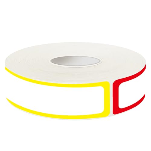 500 PCS Removable Labels 1x 3 inch Colored Removable Freezer Labels Water Oil Resistant with Perforation Line - color: Multicolor, size: 1 x 3 Inch