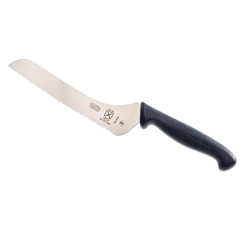 Mercer Culinary Millennia Black Handle Offset Bread Knife, 7-Inch - style: Offset Bread Knife 7-Inch
