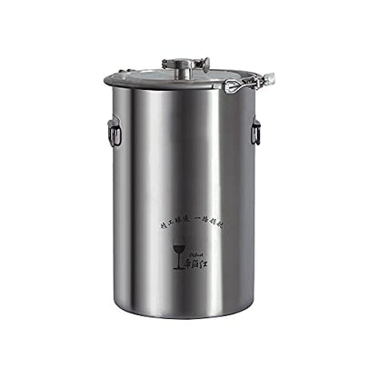 60L 304/316 New stainless steel fermentation barrel wine barrel fermenter self-brewed wine sealed barrel wine making equipment (316 without tap) - size: 316 without tap