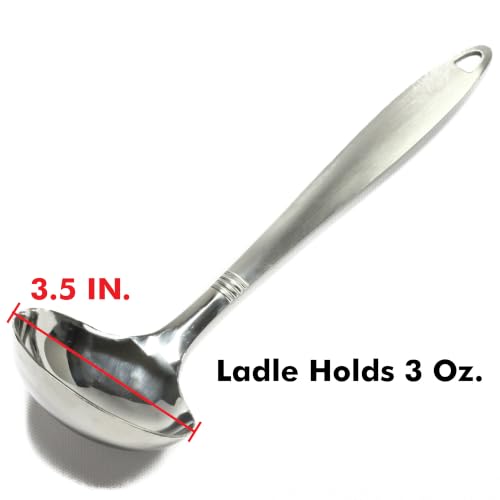 Chef Craft Select Cooking Ladle, 11.5 inch, Stainless Steel - style: Ladle