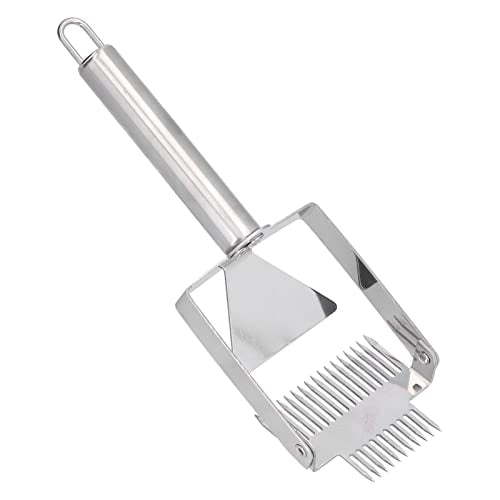 aqxreight Honey Uncapping Fork Double Honey Cutting Fork Beehive Tool Honey Scraper Uncapping Shovel Beekeeping Tools (Stainless Steel Handle Double Ended) - size: Stainless steel handle double ended