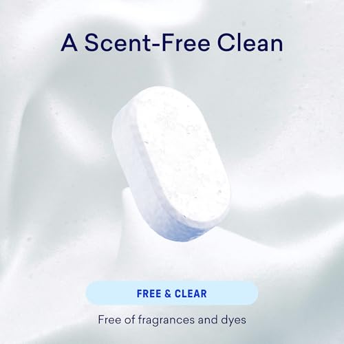 BLUELAND 100% Plastic-Free Dishwasher Detergent Tablets, 60 Count, Free & Clear, Eco-Friendly Dishwashing Pods, Cuts Grease & Stuck on Food, Rinses Clean for Streak-Free Shine - size: 60 Count (Pack of 1)