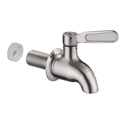 Sumerain Spigot for Beverage Dispenser,SUS304 Stainless Steel Metal Spigot Dispenser for Jar, Juice, Cold Drink,Wine,Beer - size: 1-pack