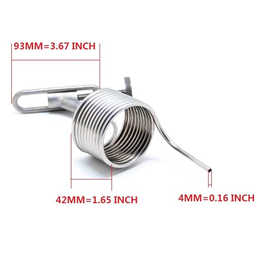 1.5" Triple Clamp Sampling Valve SS304 With Coil Defoamer - Brewing Sanitary Valve for Conical Fermenters, Homebrew Beer Foam Removal(Coil only) - size: Coil only