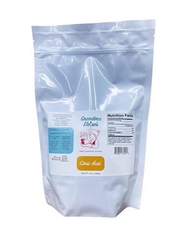 Citric Acid 24 oz Pouch 100% Natural, Food Grade, Non-GMO - Citric Acid Powder for Cleaning, Bath Bombs, Preserving | Fine Granular