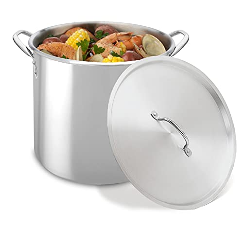Bene Casa - Durable Stainless Steel Kettle - Can Hold 5 Gallons - Ideal Size for Extract Brewing