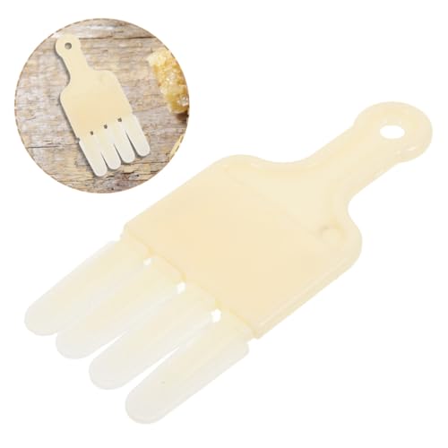 Beaupretty 2pcs Beekeeping Jelly Extractor Pen 4-Row Scraper for Honey Frame Cleaning and Apiculture Supply Tools