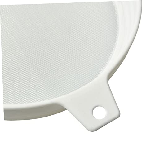 1PC Plastic Double Sieve Honey Filter Strainer Resistant Nylon Mesh Beekeeping Tool for Filtering Impurities Honey Practical Device for Beekeepers White