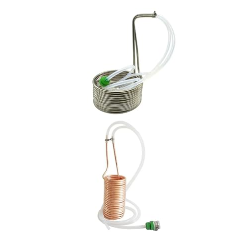Wort Chiller Coil Stainless Steel Pipe Kitchen Supplies Restaurant Home Brewing Accessory Hotel Stainless Steel Multiple Applications(Copper) - size: Copper