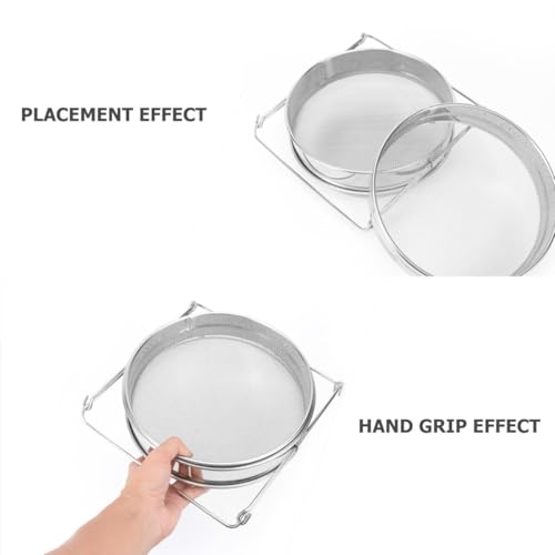 Stainless Steel Double Layer Honey Filter Large Capacity and Time-Saving Design, Practical Double Sieve Honey Strainer Tool for Beekeeping Equipment