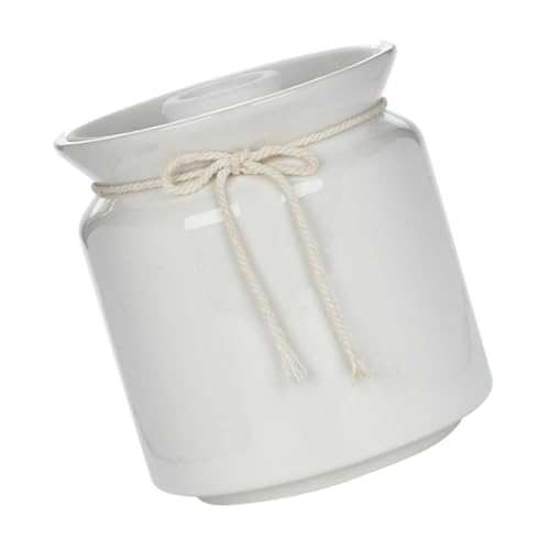 Hemobllo Ceramic Pickle Jar 500Ml Sealed Food Storage Container with Lid Airtight Tea Storage Canister for Kitchen and Home Pickling