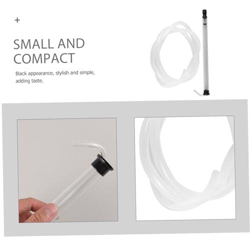 MAGICLULU 1 Set Auto Siphon Wine Transfer System with Clear Hose Lightweight Siphon Tubing for Easy Pouring for Home Brewing and Bottling Wine