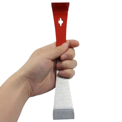 Murtenze 2PCS Hive Scraper Tools, Stainless Steel Frame Lifter J Hook Lightweight Scraper, Essential Equipment for Beekeepers