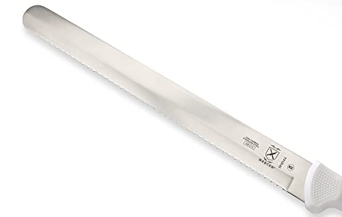 Mercer Culinary Ultimate White 12" Wavy Edge Slicer Knife - style: Wavy Edge Slicer Knife 12 Inch