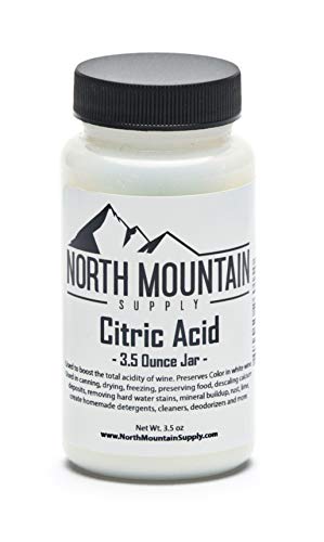 North Mountain Supply - CA-3.5oz Pure Food Grade Citric Acid - 3.5 Ounce Jar - size: 3.5 Ounce