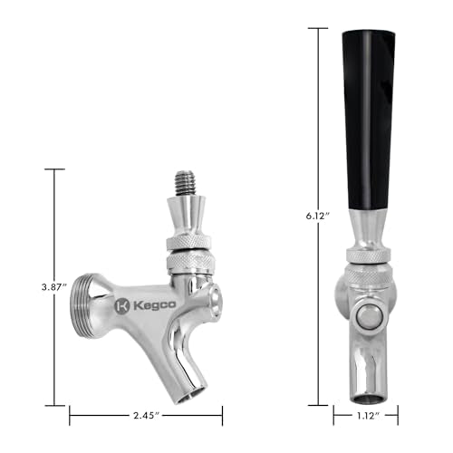 Kegco 494S-SFSL Beer Faucet, Standard, Stainless Steel