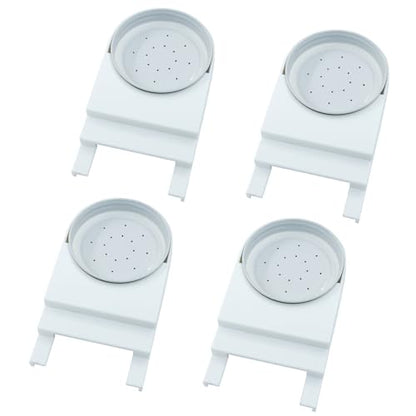 4 Pack Plastic Bee Feeder, Easy to Install Entrance Feeder Water and Sugar Syrup Dispenser, Adjustable Honeybee Feeding Equipment for Beekeeping/Beekeepers