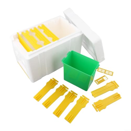 Bee Mating Hive Bee Breeding Box Bee Mating Box Beekeepings Bee Pollination Box for Nucleus Hive Breeding and Honey Harvesting