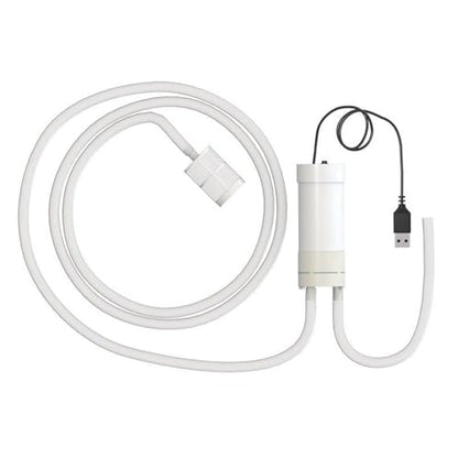 Portable Electric Siphon Pump Self Priming for Bottling Beer Liquids USB Rechargeable Compact Low Noise Leakproof with Soft Tube- tube 1.6m - color: tube 1.6m