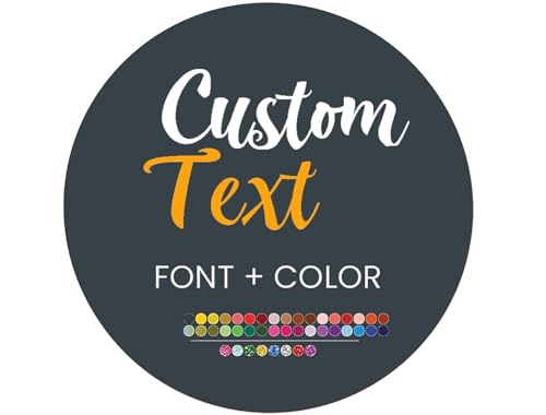 Custom Stickers for Weddings, Birthdays & Businesses - Personalized Labels with Your Logo - Waterproof, Fade and Heat Resistant - Pack of 100-1000 (Custom Text, 4 Inch) - color: Custom Text, size: 4 Inch