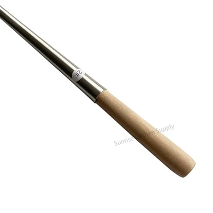 Sunrise Kitchen Supply Commercial Grade Wok Ladle 18" (#2) - size: Ladle 18" (#2)