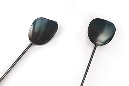 ZhenSanHuan Chinese Traditional HandMade Iron Spatula & Ladle Wok Tool Set,Long wok utensils (Ladle and Spatula Set) - size: 40CM/15.7'', style: Ladle and Spatula Set