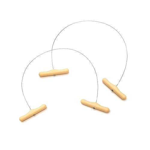 Cheese Cutter with Wire 2 Pcs - Cheese Slicer Wire 17.7 Inch - Slicers/Strings for Block Cheese with Handles, Stainless Steel