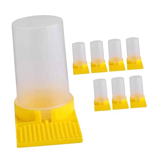 Generic 8pcs Beekeeping Water Fountain Bee Waterer Bee Feeder for Houses Beehive Entrance Feeder Beehive Water Cup Bee Keeper Tools Bee Watering Station Bee Water Feeding Cup Water Feeder