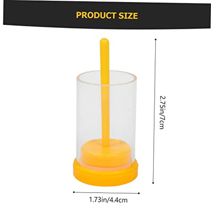 2 Sets of Professional Bee Marking Bottles Queen Marking Cages for Beekeeping Includes Queen Clip Bottle and Bee Catching Cage