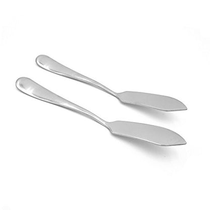 Stainless Steel Butter Knife, Set of 2, Butter Spreader, Breakfast Spreads,Cheese and Condiments - color: 2pcs