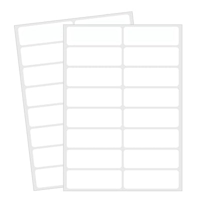 Blank Removable Labels, 1x3 Inch White Freezer Labels for Food Containers, Freezer Label to Write on/Waterproof - 240Pcs - color: White, size: 1*3 inch- 240 PCS