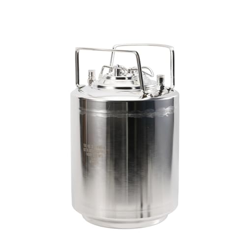 10L(2.6Gallon) Cornelius Ball Lock Beer Keg 80psi Brand Homebrew Craft Beer Kegging Double ball lock post design(10L Keg) - color: 10L Keg