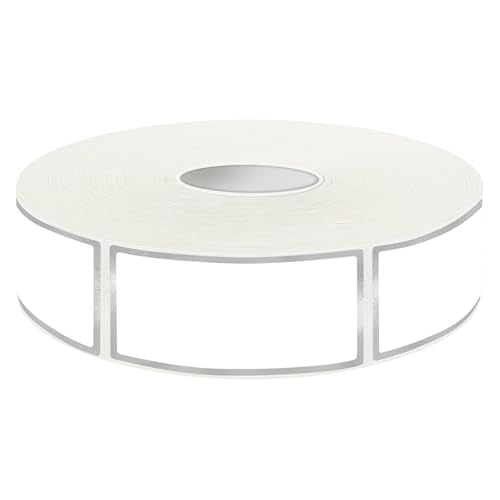 600 Silvery Border Removable Freezer Labels Water Oil Resistant with Perforation Line for Food Containers Jars Pantry Organization (Ink Quick-Dry，1” x 2”) - color: Silver, size: 1” x 2”
