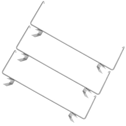 VILLCASE 3pcs Stainless Steel Beekeeping Frame Holder Rack for Hive Frames Side Mount Support Beehive Storage Tool for Beekeepers