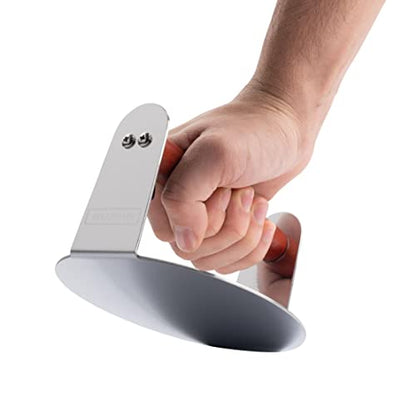 Bellemain Burger Smasher for Griddle | Stainless Steel 6" Round Smash Burger Press | Hamburger Press for Grill, Cooking, Meat Press with Wooden Handle, Grill Accessories Kit