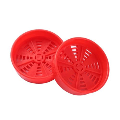 Queen Bee Cage 24Pcs Beehive Ventilation Window Air Inlet Diameter 5.3cm Plastic Bee to Prevent Queen from Escaping Beekeeper Supplies for Beekeeping Supplies